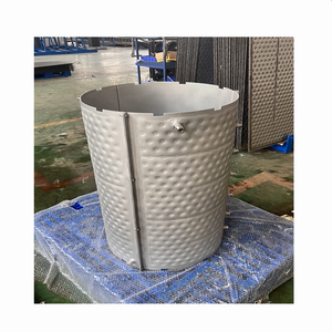 Veste de refroidissement de plat d'oreiller de fossette d'acier inoxydable utilisée pour le condensateur d'équipement de refroidissement - Product Image 5