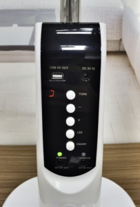 Nouveau ventilateur solaire rechargeable 16 pouces, ventilateur de sol avec moteur sans balais, rechargeable avec batterie externe KL-DC100, ventilateur 16 pouces - Product Image 6