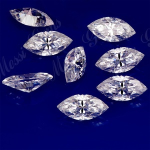 เครื่องประดับเมสซี่ มอยส์ซาไนต์ทรงมาร์ควิส ขนาด 2 มม. ถึง 14 มม. สี DEF GH - Product Image 6