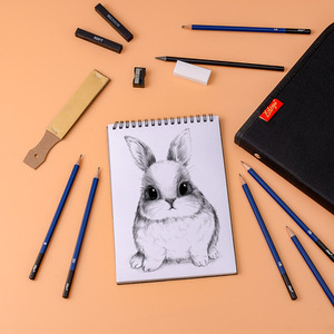 Set de Dibujo Personalizado de 37 Piezas con Cuaderno de Dibujo, Borrador de Plástico y Lápices de Colores |   Logotipo y Empaque Personalizados - Product Image 3