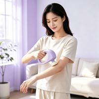 Alat Pijat Super Comfort Body Kneading, 2 Kepala Silikon Lembut untuk Relaksasi Jaringan Otot Dalam, Pereda Nyeri Leher, Bahu, dan Punggung
