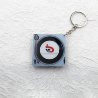 Mini album personnalisé de haute qualité, porte-clés CD d'idole imprimé, mini porte-clés musical en plastique acrylique avec pendentif NFC