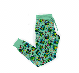कस्टम जॉगर्स महिला कार्टून प्रिंट वयस्क जॉगर्स पैंट बांस पाजामा जॉगर्स थोक - Product Image 2