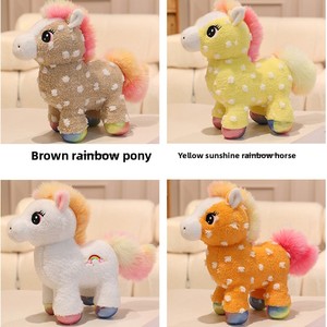 <span class=keywords><strong>My</strong></span> <span class=keywords><strong>Little</strong></span> for Rainbow Horse Figurine Plush Doll Cute Standing Pegasus Unicorn 11-30cm Cadeau d'anniversaire pour filles - Product Image 3