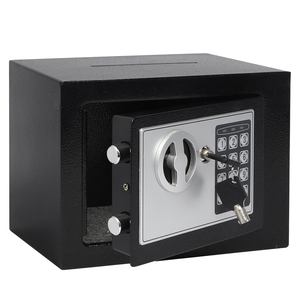 Màu đen an toàn bàn phím điện tử có thể khóa hộp an ninh nhà lưu trữ cá nhân nhỏ an toàn - Product Image 2