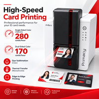 Imprimante de cartes d'identité couleur Evolis Primacy 2 300 DPI, simple et double face, transfert thermique par sublimation, USB, Ethernet