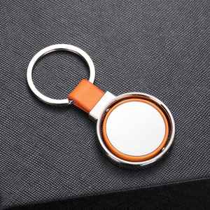 Customized Double Side Sublimation Blank Personalized Keychain Customized Wedding Party Metal Gift <b>Keyring</b> - Product Image 4