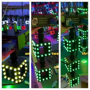 Nouvelle lampe <span class=keywords><strong>gourde</strong></span> <span class=keywords><strong>magique</strong></span> 3D 220V colorée avec faisceau de lumière matricielle de pixels pour DJ, discothèque, boîte de nuit, bars, KTV, ascenseurs, location de scène - Product Image 4