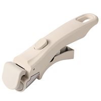 Poignée universelle amovible et détachable pour ustensiles de cuisine, résistante à la chaleur, compatible four, en plastique écologique, couleur crème