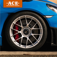 Rines Monobloque Forjados de 19, 20, 21 y 22 Pulgadas, Rines de Carreras 6061, Rines de Aleación con Bloqueo Central Personalizados para Porsche