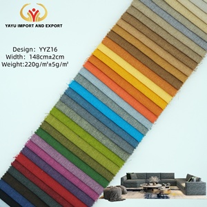 Bán buôn <span class=keywords><strong>CC</strong></span>-2321 <span class=keywords><strong>Linen</strong></span> sofa vải 100% polyester nhuộm sợi nhỏ Đồng bằng phong cách dệt kỹ thuật - Product Image 2