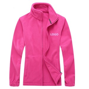 High Quality Custom Logo 100% Polyester <strong>Lightweight</strong> Windproof Tech Micro Polar Fleece <strong>Jacket</strong> for <strong>Women</strong> - Product Image 2