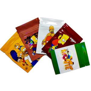 Holographic Mylar Bags Plastic Bag Custom Print Kraft Paper Stand Up Pouch Holographic Ziplock Custom Bags With Zipper