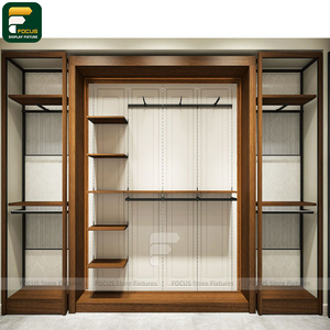 Exhibidores Modernos para Tiendas de Ropa, Armario para Ropa, Estante de Pared, Mostrador de Caja, Espejo, Unidad de Iluminación para Boutique - Product Image 2