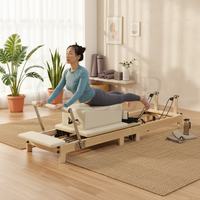 Machine de Pilates pliable en bois de chêne, équipement d'entraînement de Pilates pour la maison, la salle de sport, le studio, fournisseur et fabricant