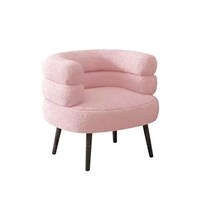 Vente en gros de meubles de maison, fauteuil d'appoint pour salon, fauteuil souple, fauteuil de courtoisie en tissu bleu, chaises de salon à vendre