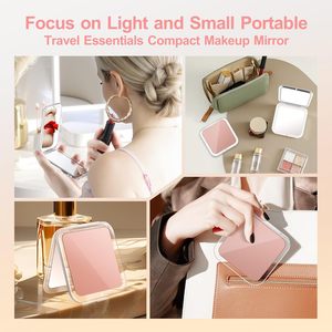 <span class=keywords><strong>Espejo</strong></span> de Bolsillo Compacto <span class=keywords><strong>con</strong></span> Aumento de 30X/1X <span class=keywords><strong>para</strong></span> Maquillaje de Viaje - Pinzas de Precisión Incluidas, Regalo <span class=keywords><strong>para</strong></span> Chicas - Product Image 2