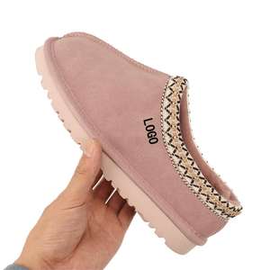 2026 en çok satan hakiki inek derisi baskılı Ulogo çeşitli renklerde etnik kar botları su geçirmez peluş astar kaymaz - Product Image 4