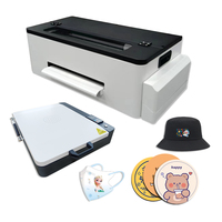 Impresora de Película Directa A4 DTF, Juego Completo con Tinta de Pigmento, Máquina de Transferencia de Calor para Uso Doméstico, Impresión de Logotipos Personalizados en Ropa, Bolsas de Lona y Zapatos