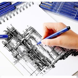Bview Kunst hochwertige schwarze Tinte Mikro-Einzugsschildernadel Zeichenstift für Skizzierung Zeichnung - Product Image 4