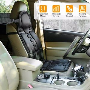 <b>Back</b> <b>Massager</b> Car Seat Cushion With 8 <b>Vibration</b> Modes Heating Function Plug in D0100XTTZY7 <b>Back</b> <b>Massager</b> Cushion Car Se - Product Image 5