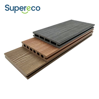 Planches de terrasse en WPC pour extérieur, planches de terrasse en composite WPC imperméables pour jardin et patio