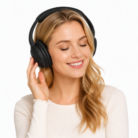 Casque filaire ANC supra-auriculaire en caoutchouc avec micro pour enregistrement en studio