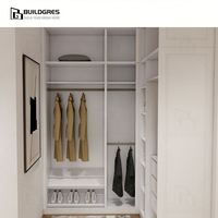 Armoire personnalisée Buildgres avec coiffeuse, intégrée pour chambre à coucher Armoire peu encombrante