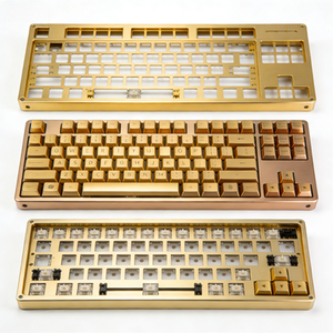 Premium Aluminum Keyboard <b>Frame</b> with Brass Backplate Custom Made - Product Image 2