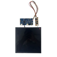 Écran LCD carré IPS 10,3 pouces 768*768 500 nits pour simulateur de vol avec carte de commande 20 broches LVDS