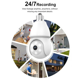 Không thấm nước 360 toàn cảnh Wifi HD tầm nhìn ban đêm <span class=keywords><strong>IP</strong></span> Mini giám sát an ninh nhà không dây bóng đèn PTZ Mạng CCTV <span class=keywords><strong>Camera</strong></span> - Product Image 5