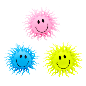 Pelota Antiestrés de TPR Personalizada al por Mayor, Pelota de 5 Pulgadas con Cara Sonriente, Multicolor, para Niñas y Niños de 5 a 7 Años - Product Image 5