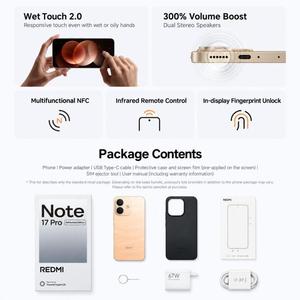 Nuovissimo Xiaomi REDMI <span class=keywords><strong>Note</strong></span> 17 <span class=keywords><strong>Pro</strong></span> 2026, 8GB+128GB, Smartphone 5G con Schermo da 6,83 Pollici - Product Image 6