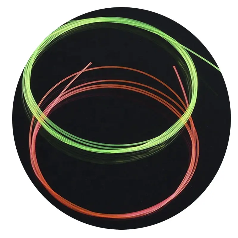Fibra óptica fluorescente, 0,5mm-3,0mm, rojo, verde, naranja