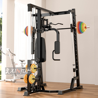 Offre Spéciale : Machine Smith Multifonctionnelle pour Salle de Sport à Domicile avec Crossover par Câble, Équipement de Fitness Tout-en-un pour Entraînement de Force OEM