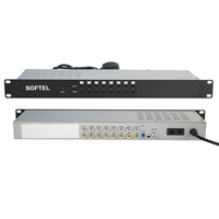 Modulateur RF 8 canaux non adjacents 47 MHz-860 MHz, modulateurs CATV 1/8/16 canaux, modulateur RF agile