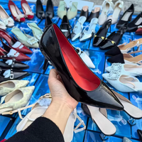 Sandales à talons hauts, sandales à talons hauts à lacets, chaussures de mode grandes tailles, chaussures d'été surdimensionnées et surplus de stock