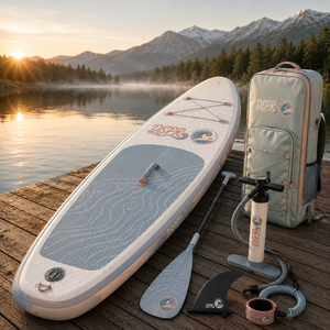 Planche de SUP écologique et portable idéale pour les visites à la plage, les excursions sur le lac et les loisirs aquatiques décontractés avec vos amis - Product Image 2