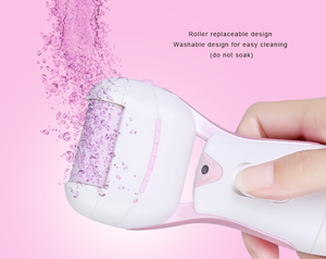 PRITECH Personnalisé <span class=keywords><strong>Pied</strong></span> Rechargeable Électrique Callus Remover Avec <span class=keywords><strong>Brosse</strong></span> De Nettoyage - Product Image 2