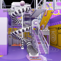 Usine de sources Parcours d'obstacles de développement convivial personnalisable Jeux d'arcade électroniques Terrain de jeux intérieur