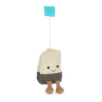 Peluche Jelly Cat Mignonne, Série Amuseables Steepy Tea Bag, Jouets en Peluche Alimentaire, Poupées en Peluche Rembourrées, Cadeau Parfait pour Anniversaire