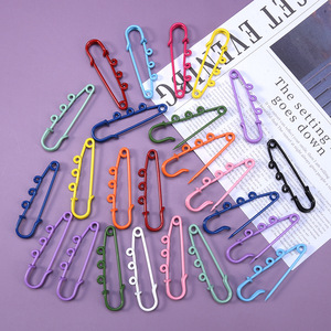 2025 Nuevo producto Venta Fabricante Venta directa 5cm Color Pasadores DE SEGURIDAD Clip de papel personalizado Brook Pin - Product Image 3