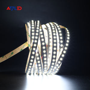 Bande LED SMD à haute efficacité DC24V 12.8W SMD2835 128 LED/m, 10mm CRI90 180LM/W, revêtement silicone, lumière fine pour rétroéclairage de miroir - Product Image 2