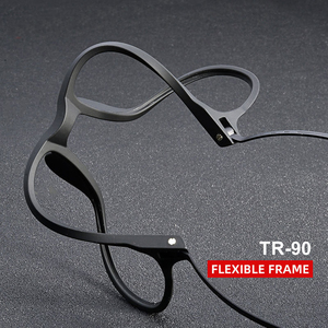 Monture Carrée en Titane Pur TR Photochromique Anti-Lumière Bleue Lunettes Haut de Gamme Littéraires Ultra-Légères - Product Image 3