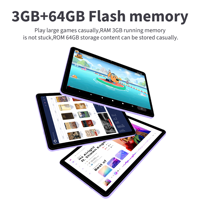Tablet PC Android 15 A333 de 10 Pulgadas, 3GB+64GB, con WiFi6, Pantalla Táctil IPS HD de 1280*800, para Uso Profesional y Trabajo de Oficina, Venta al Por Mayor