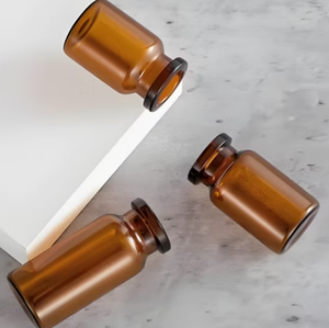 Venta al por mayor con MOQ bajo: Frascos de vidrio transparentes de 3ml, 5ml, 10ml, 2 en 1, ecológicos, para uso doméstico, con logo personalizado, listos para envío. - Product Image 1
