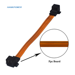 Fil de réseau plat flexible de 0.3m à travers le câble FPC RJ45 Câble <span class=keywords><strong>Ethernet</strong></span> ruban Cat5 ultra mince - Product Image 5