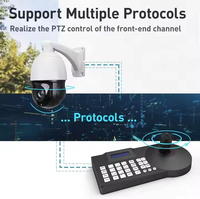 OEM ODM Sistema de Seguridad CCTV IP de Alta Velocidad con Control POE Analógico Cámara Domo Monitor de Red PTZ Joystick Controlador de Teclado