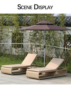 Mobilier Bali Tropical réglable, chaise <span class=keywords><strong>de</strong></span> salon en rotin pour piscine d'hôtel, <span class=keywords><strong>bain</strong></span> <span class=keywords><strong>de</strong></span> <span class=keywords><strong>soleil</strong></span> en plein air - Product Image 4