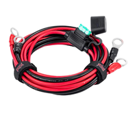 LanLin Langlebiger Kunststoff 12AWG Sicherungskasten 3-Meter-Batterie-Serienkabel Verbindungskabel Modifikationskabel Stromkabel 1 Jahr Garantie